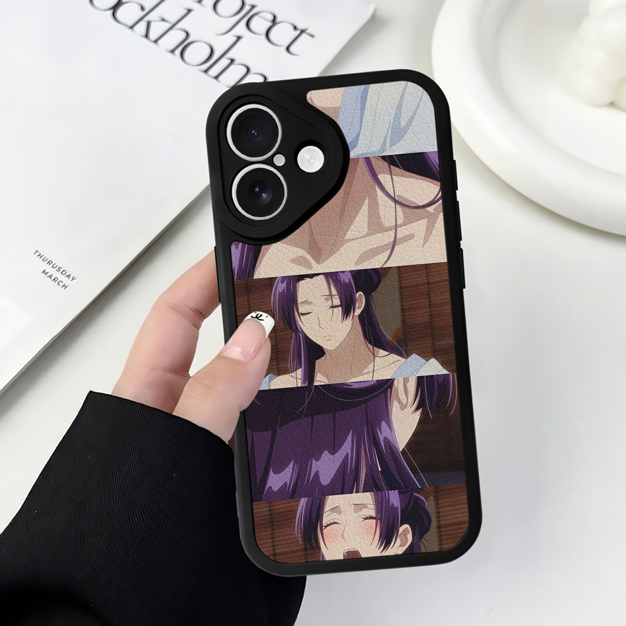 薬屋のひとりごと The Apothecary Diaries 【iPhone 16シリーズ対応】シリコンスマホケース（レザー調） 材質：シリコン